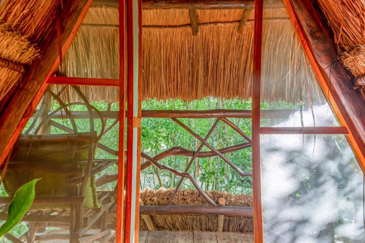 Madre Tierra Eco Habitat ξενώνας Puerto Morelos Εξωτερικό φωτογραφία