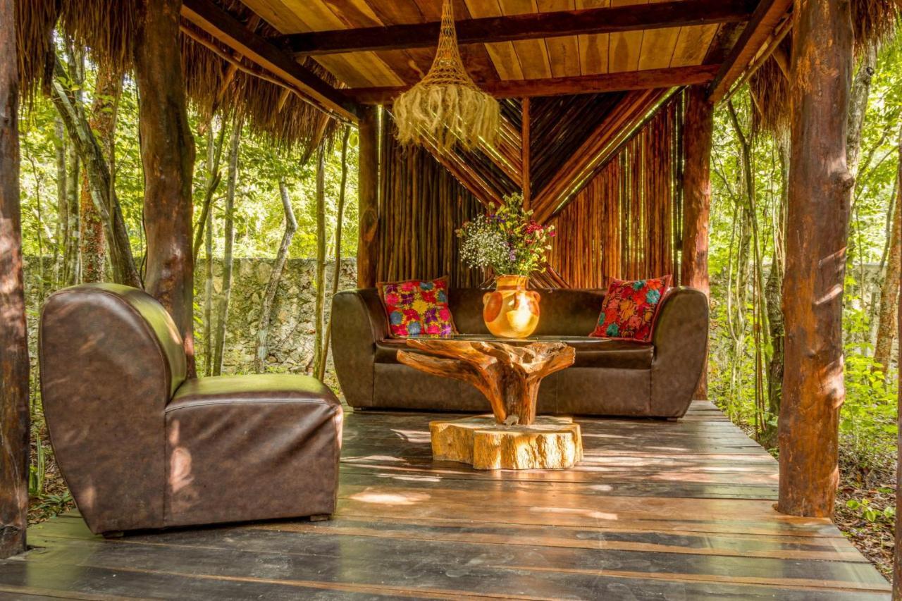 Madre Tierra Eco Habitat ξενώνας Puerto Morelos Εξωτερικό φωτογραφία