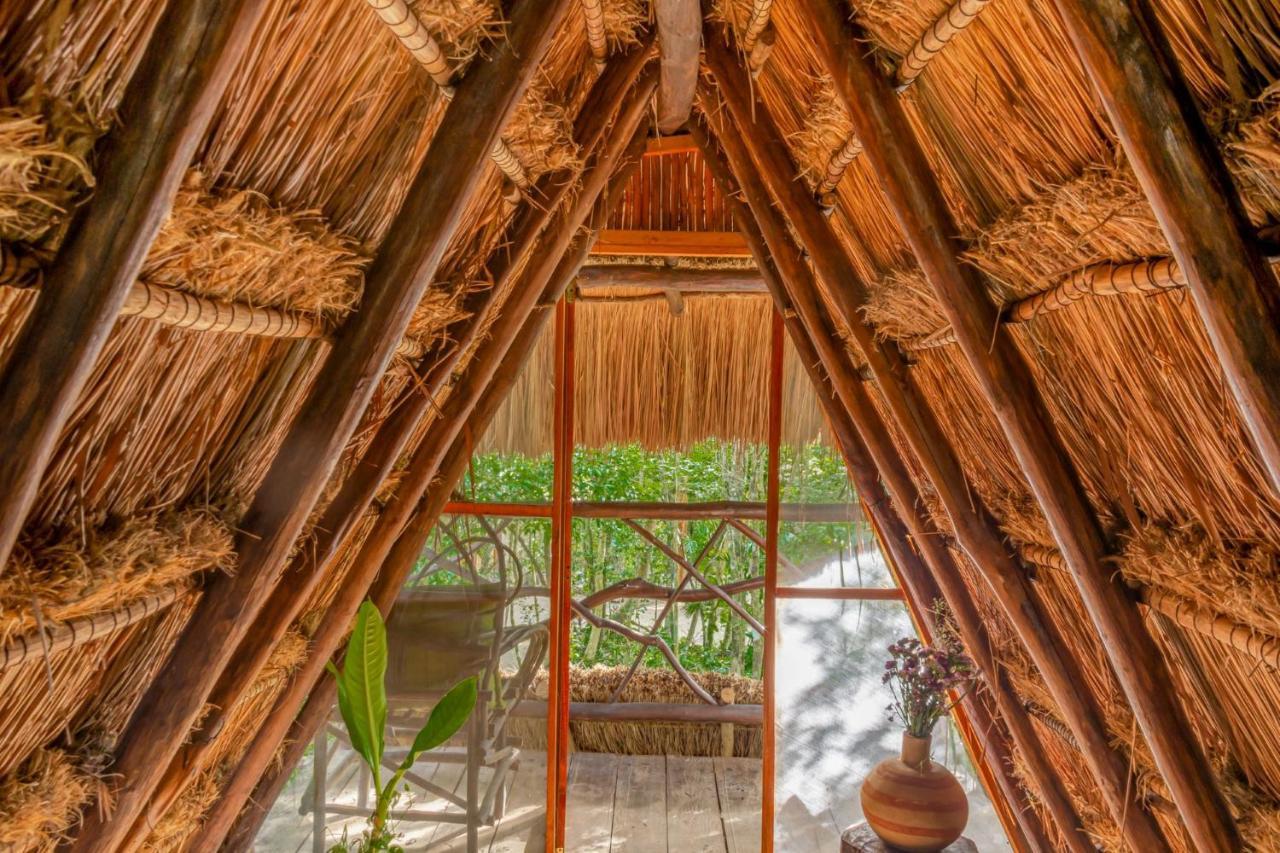 Madre Tierra Eco Habitat ξενώνας Puerto Morelos Εξωτερικό φωτογραφία