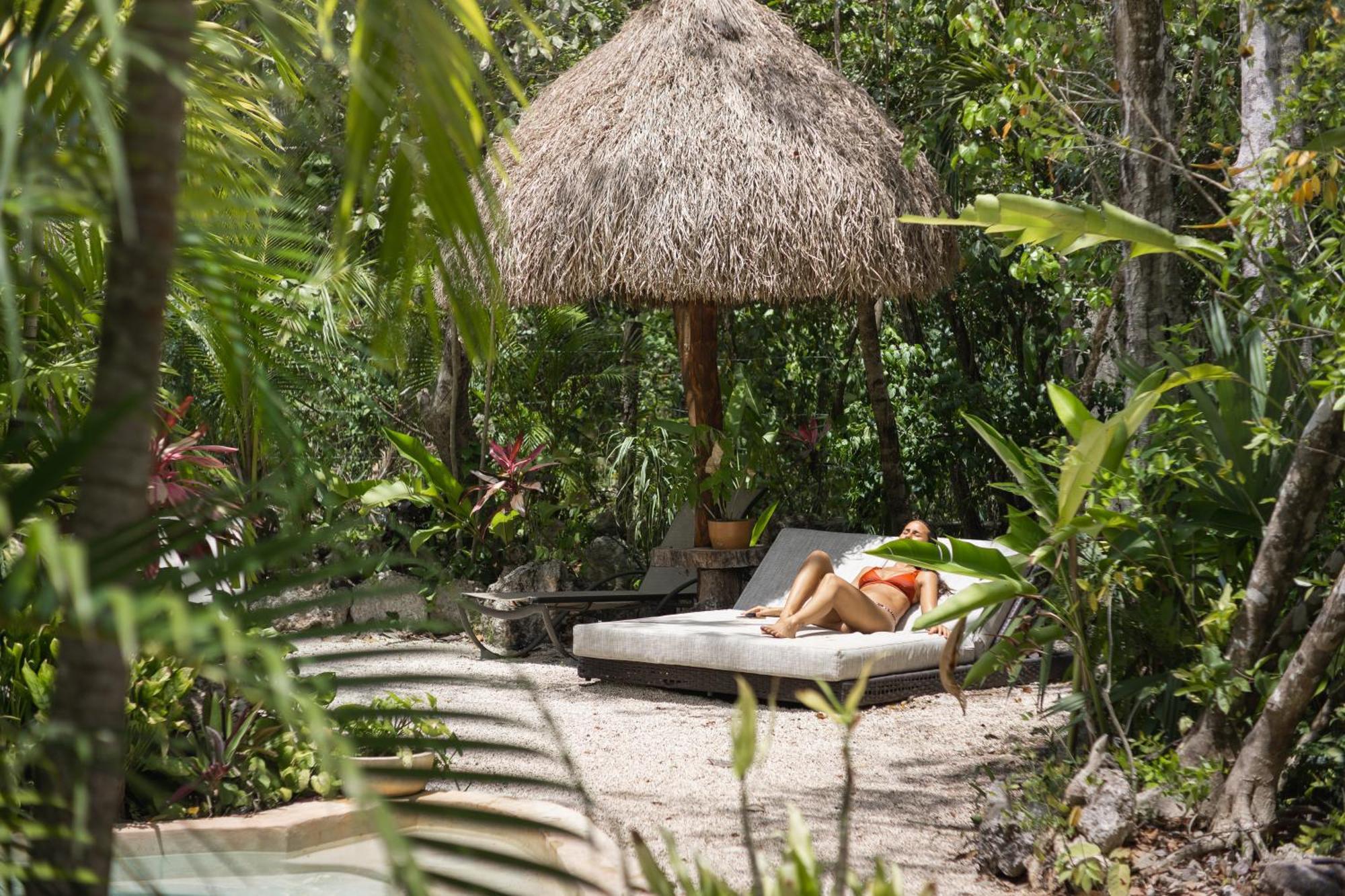 Madre Tierra Eco Habitat ξενώνας Puerto Morelos Εξωτερικό φωτογραφία