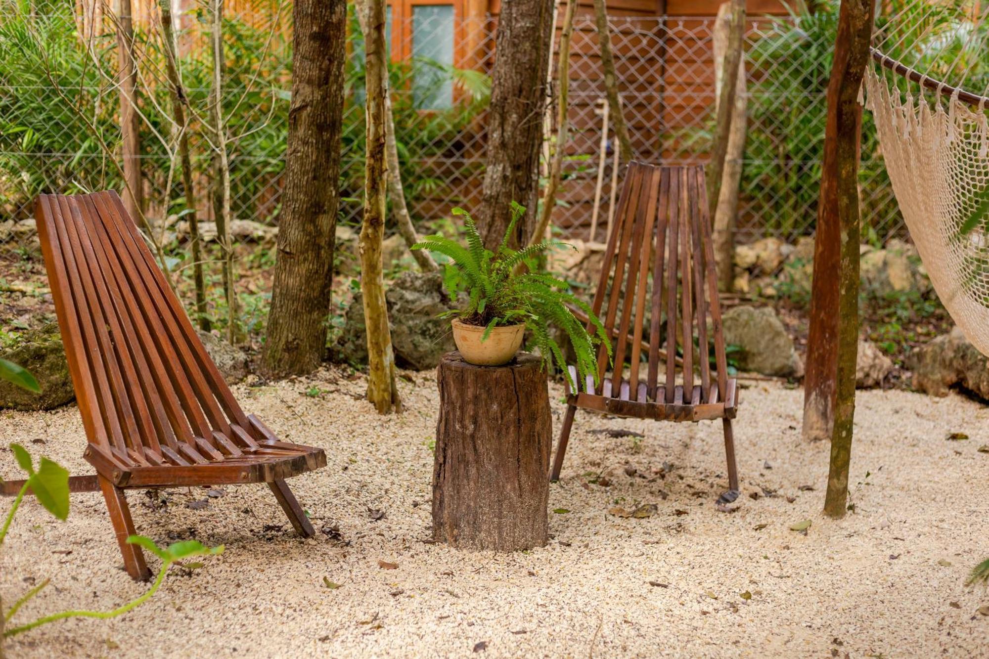 Madre Tierra Eco Habitat ξενώνας Puerto Morelos Εξωτερικό φωτογραφία