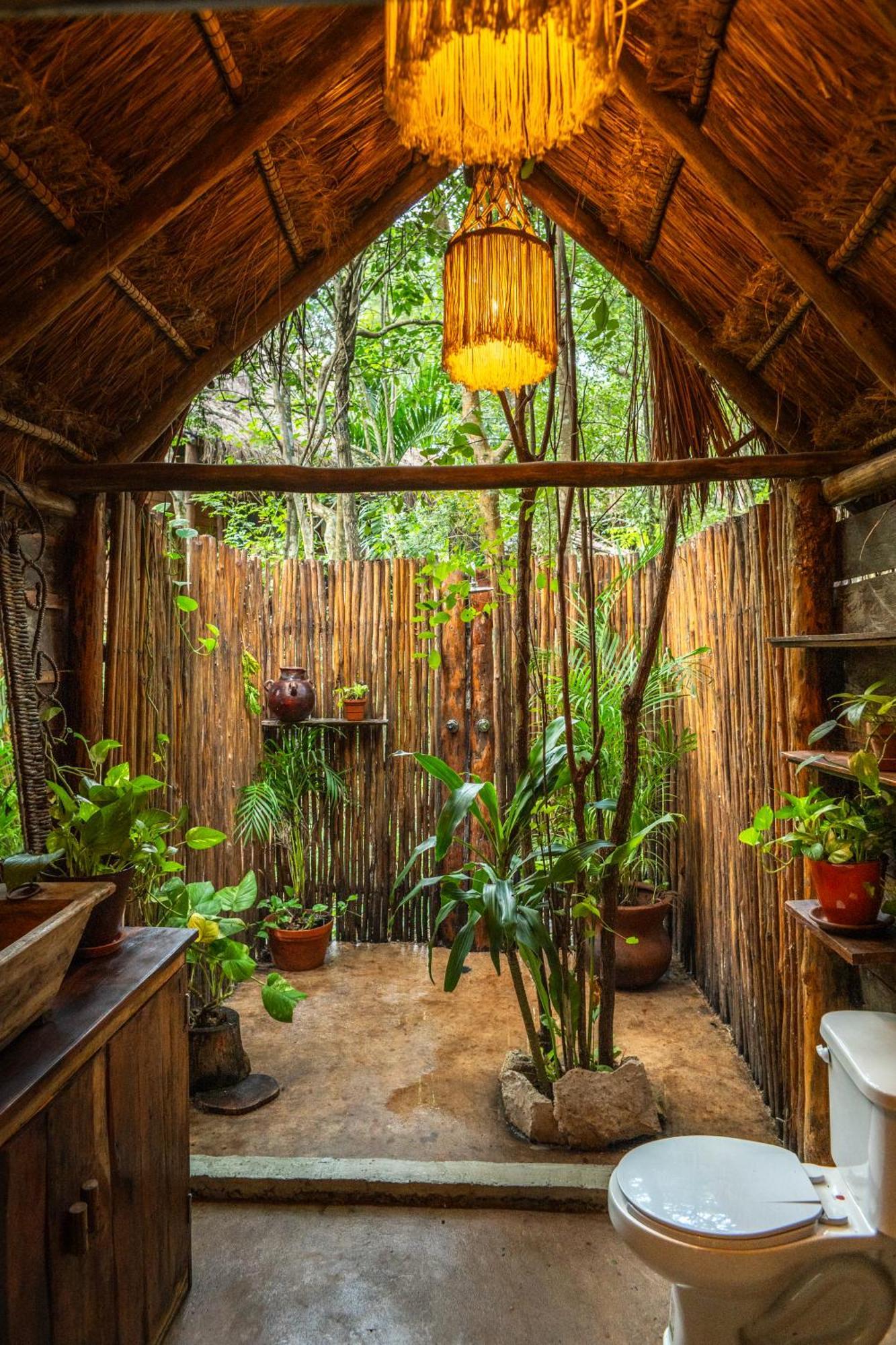 Madre Tierra Eco Habitat ξενώνας Puerto Morelos Εξωτερικό φωτογραφία